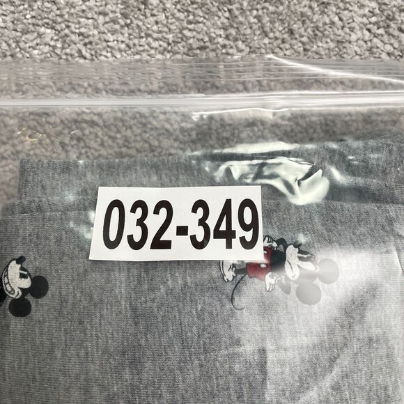 Disney Mickey Mouse Lounge Pajama Pants Mens Large Gray Printed Straight 28x31 - Picture 13 of 13